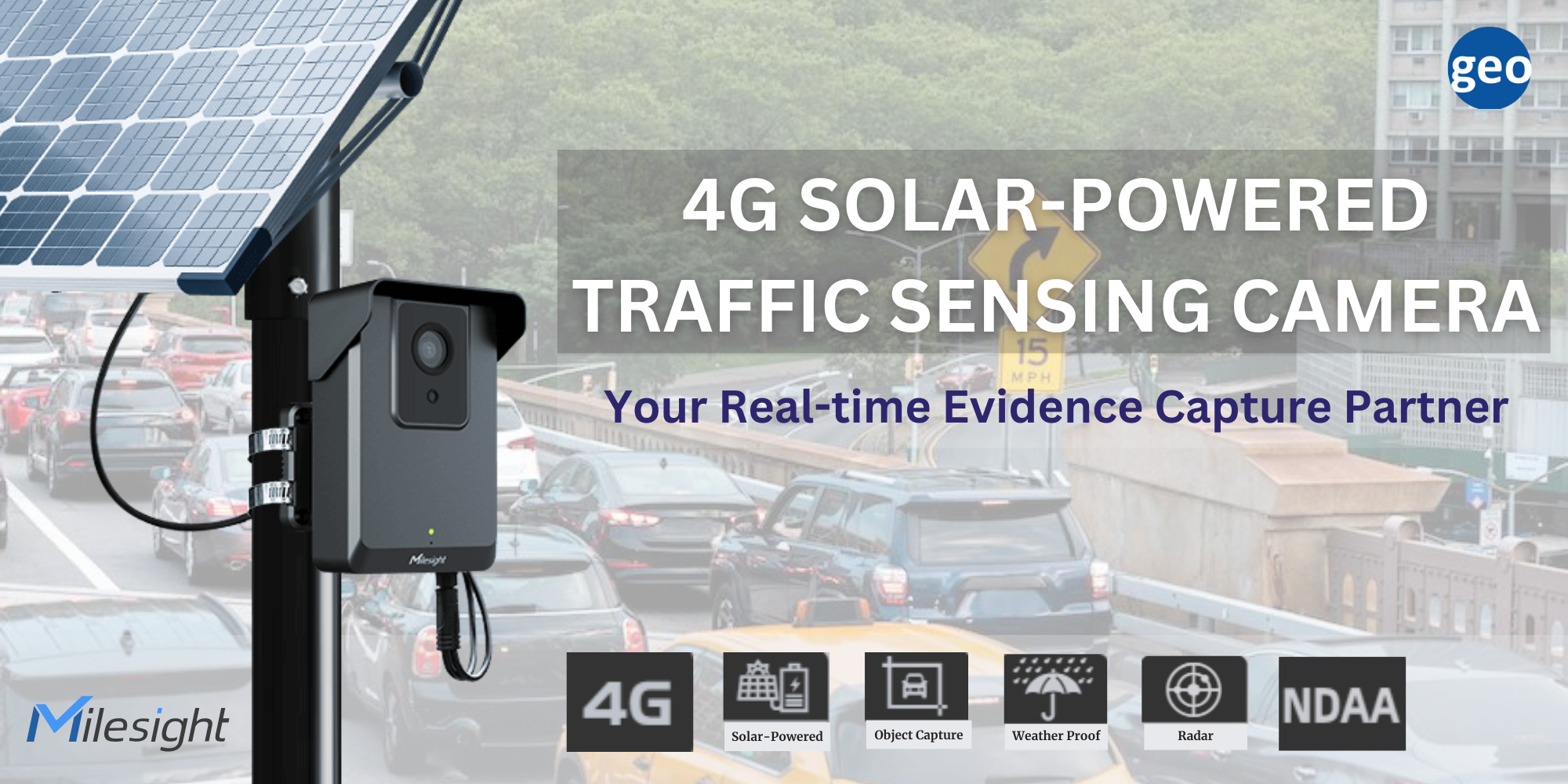 Milesight: 4G Solar-Powered Traffic Sensing Camera