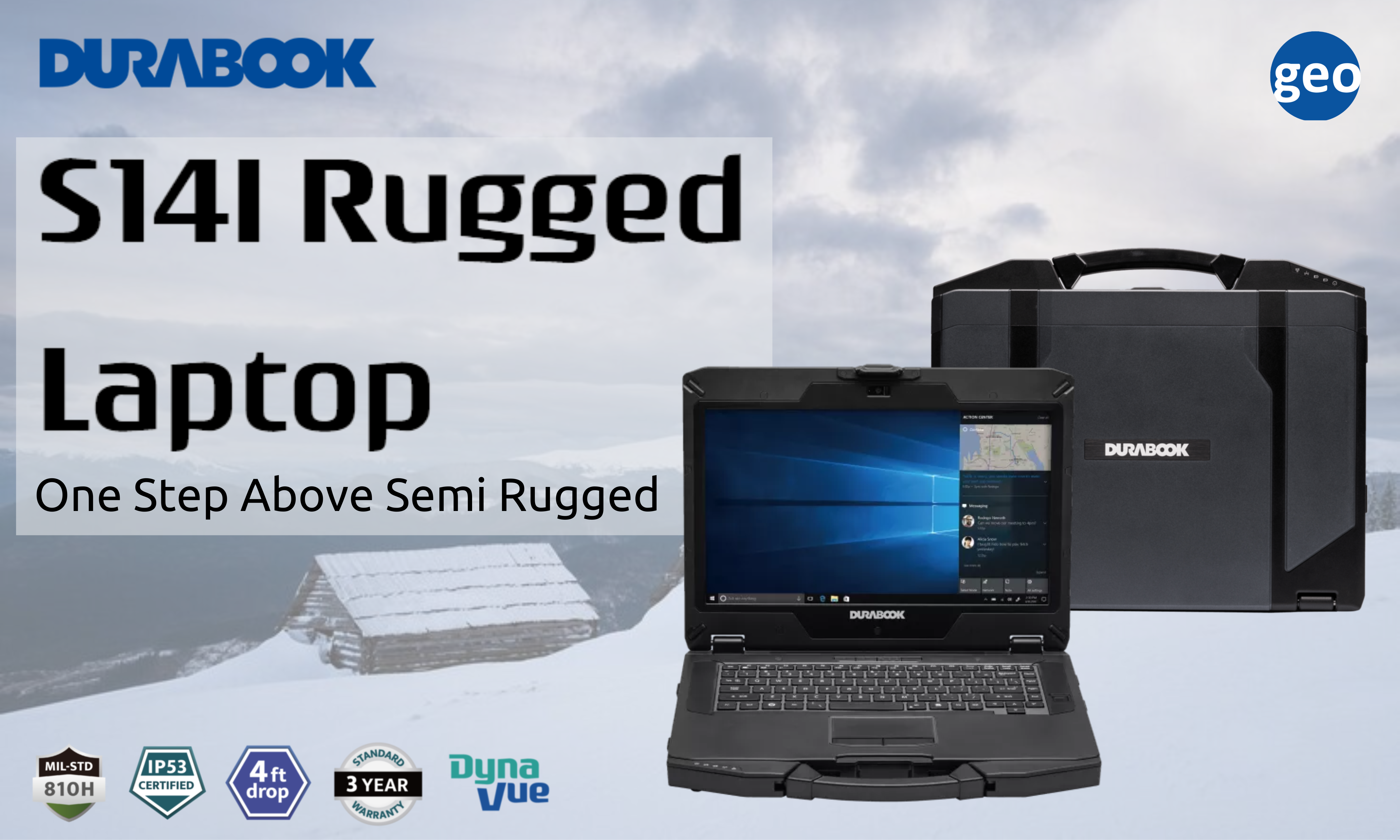 Durabook: S14I Rugged Laptop Flexibility for Workers in Today’s Challenging Working Environments