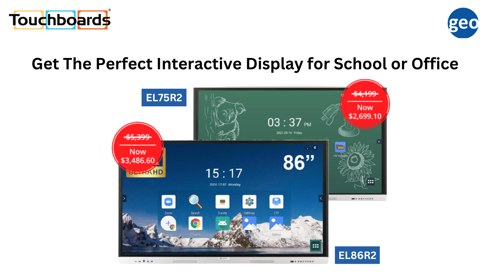 Touchboards: Get The Perfect Interactive Display for School or Office