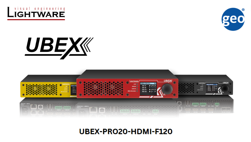 Lightware: UBEX delivers 4K60 video in real-time with Dolby Atmos for immersive experiences for live events, E-sports, and XR applications.