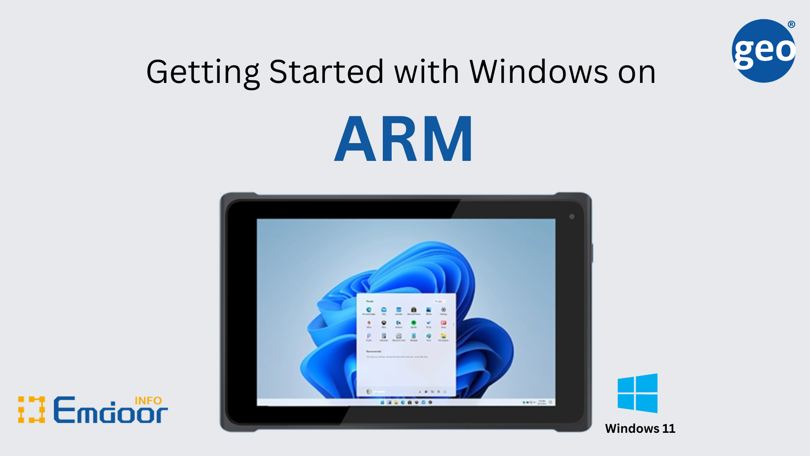 EMDOOR INFO| Windows 11 on Arm devices is now supported in Emdoor devices to deliver the performance you need.
