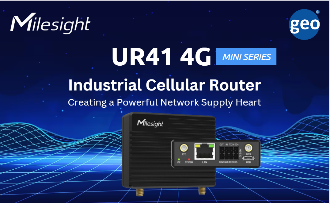 Milesight: The UR41 Industrial Cellular Router has a compact size, an industry-grade design, and is more flexible in a variety of installation and deployment scenarios.