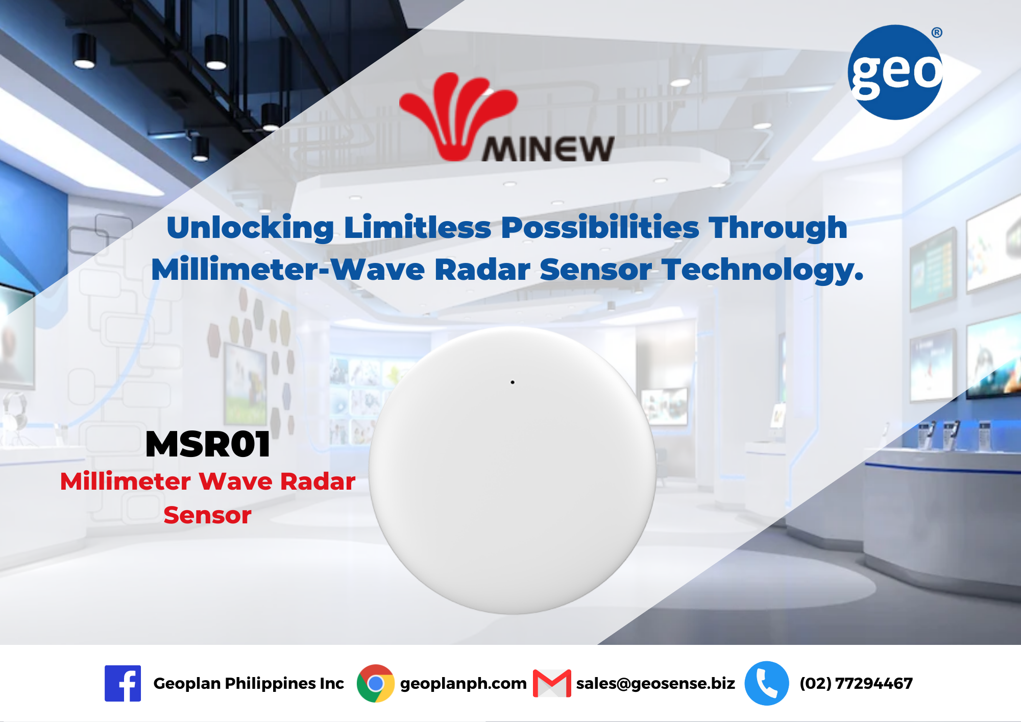 Minew: MSR01 The Future of Millimeter Wave Radar Sensor Technology.