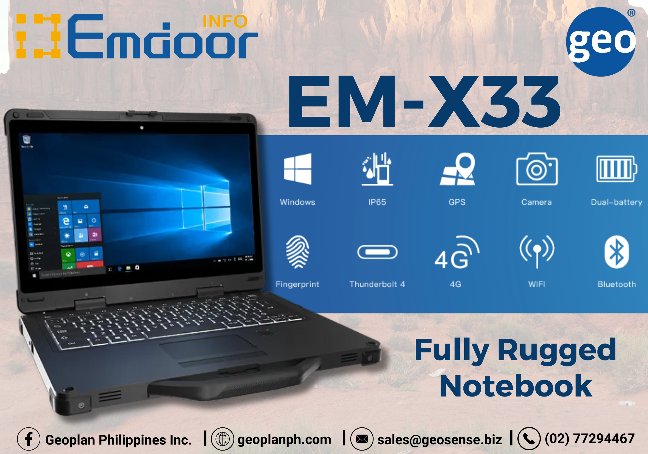 Emdoor: EM-X33 The Ultimate Rugged Laptop for Extreme Conditions