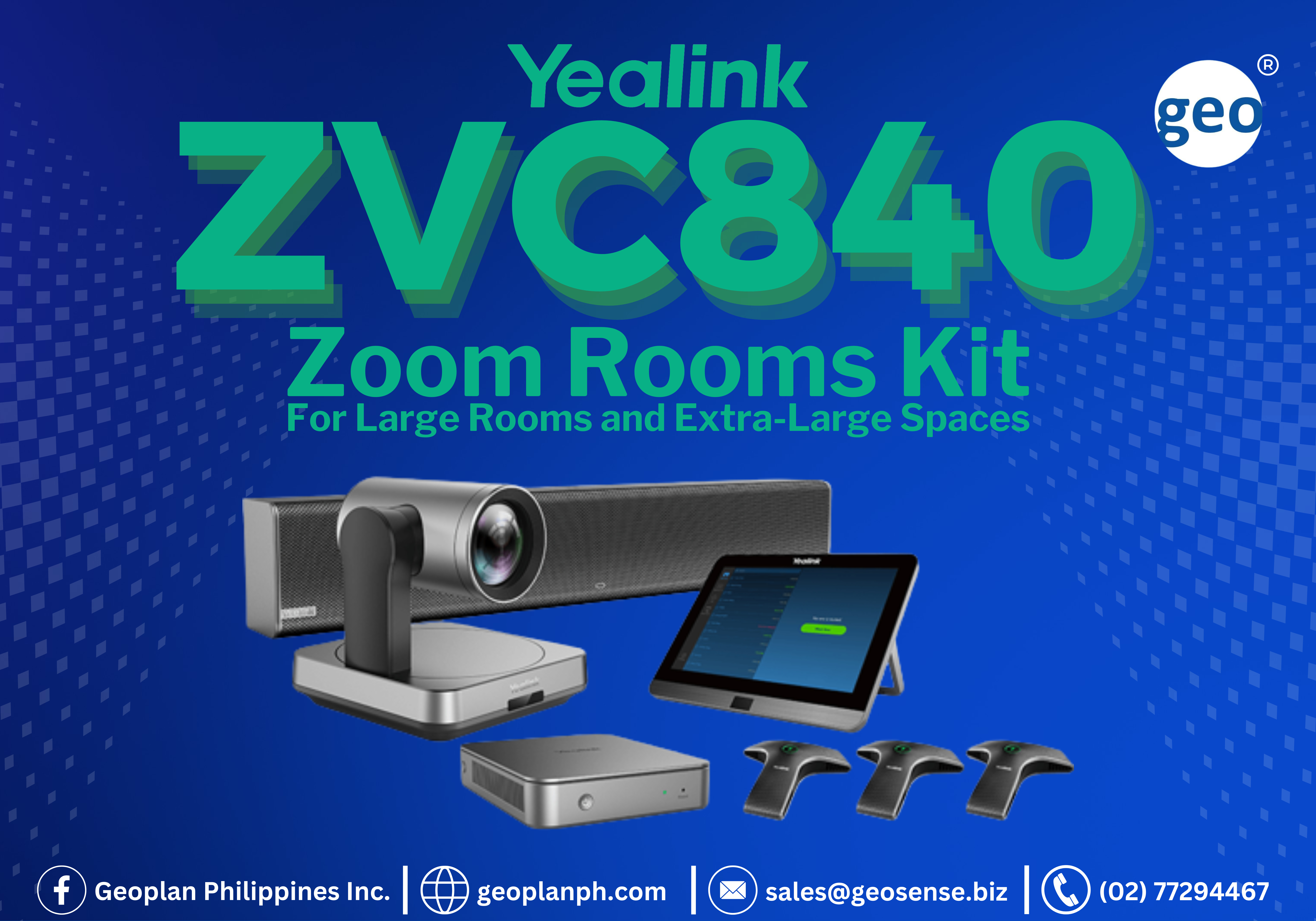 Yealink: Room Conferencing Kit, Your All In One Solution.
