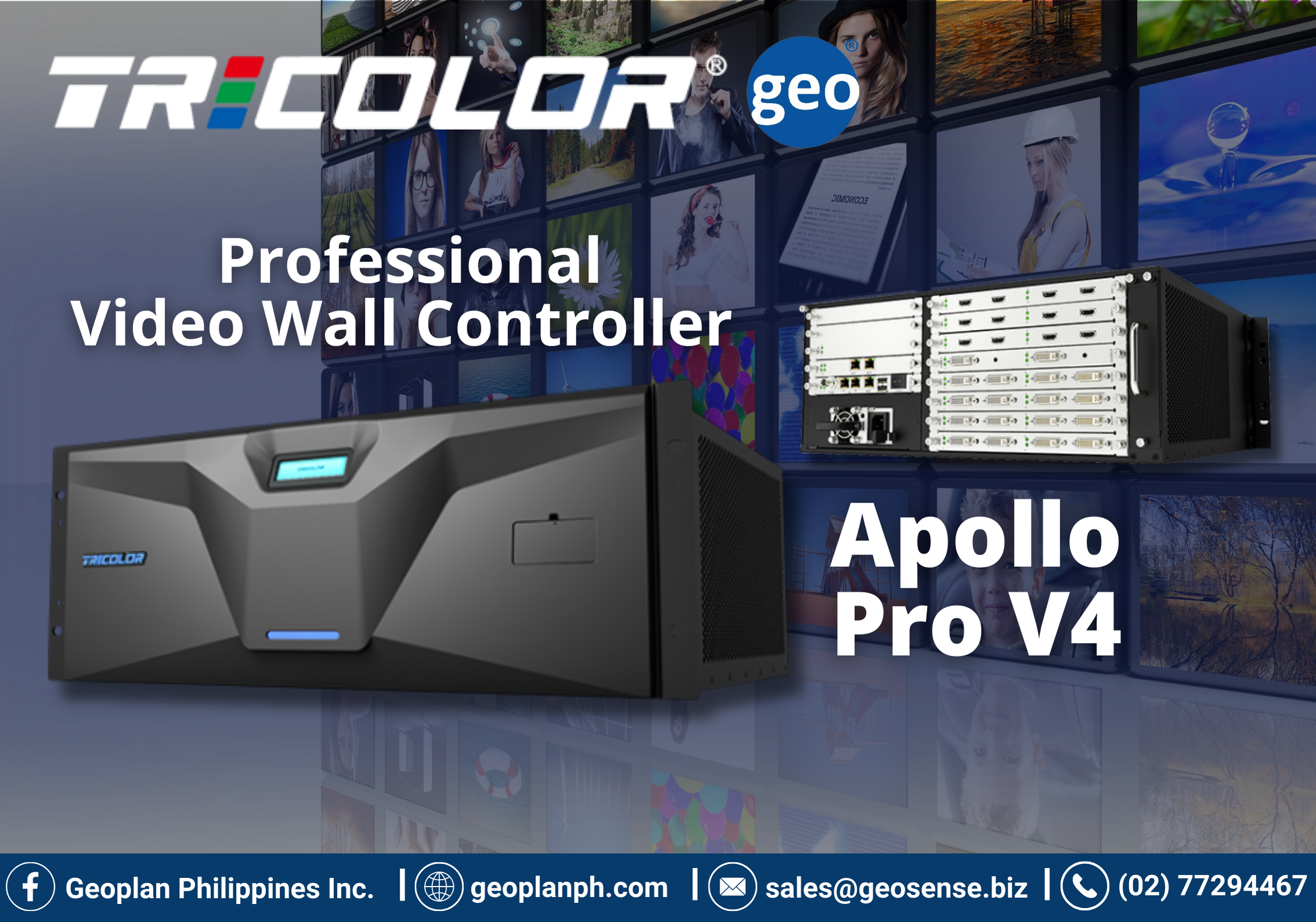 Tricolor: Apollo Pro-V4 The Ultimate Video Wall Controller for Your Business