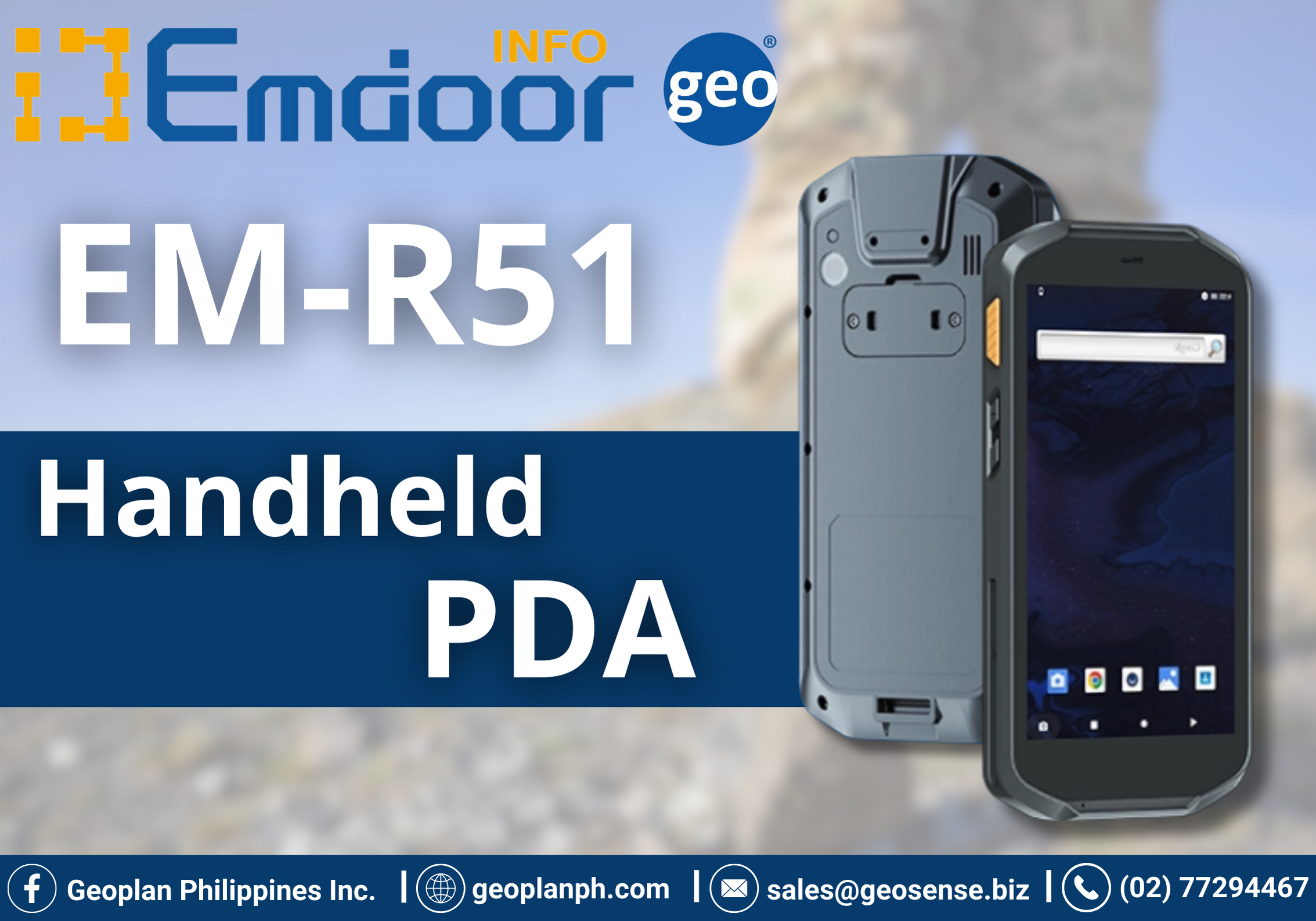 Emdoor: EM-R51 The Ultimate 5-inch Android Handheld PDA.