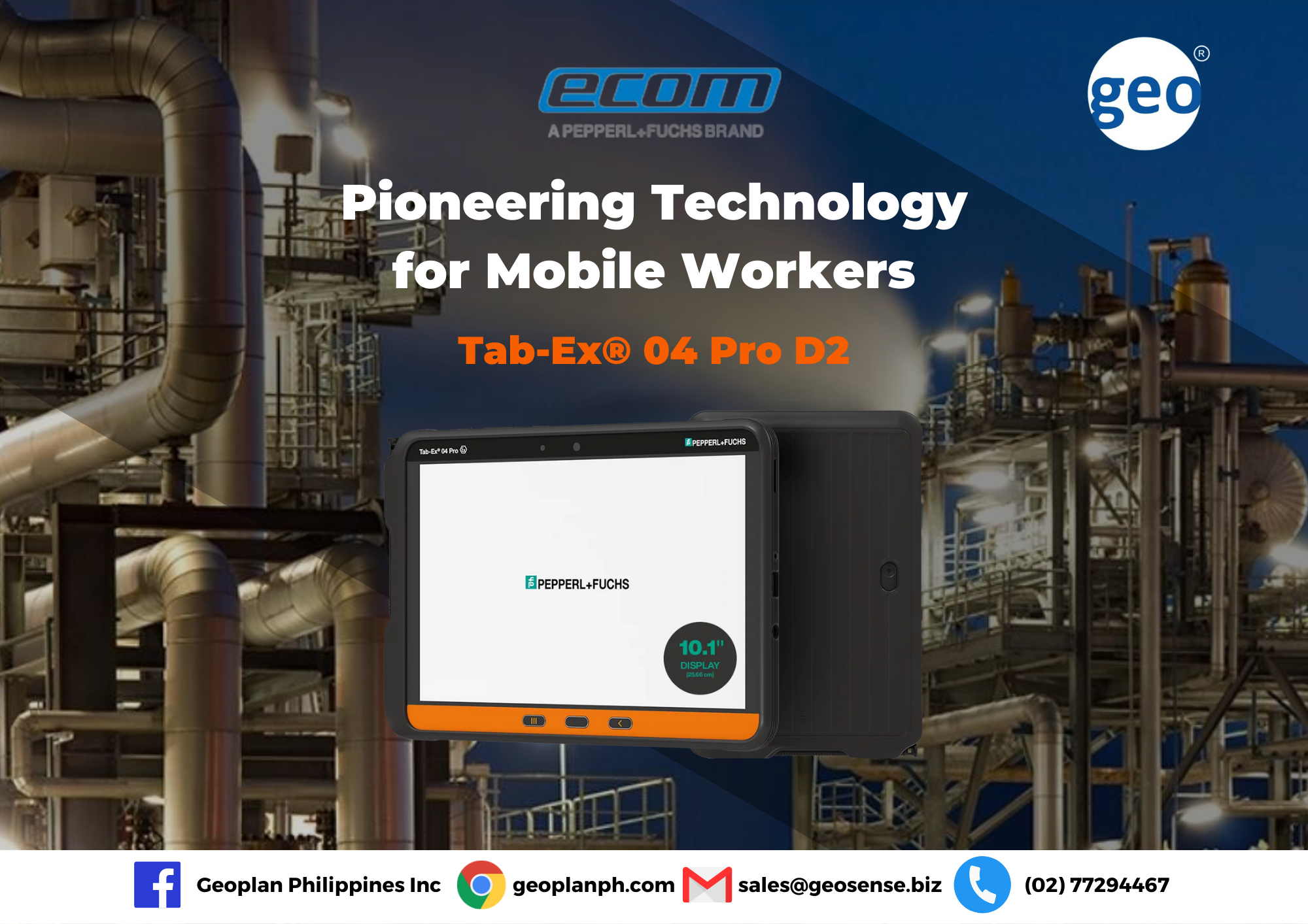 Ecom:  Exploring the Tab-Ex 04 Pro D2 A Pioneering 5G Android Tablet for Hazardous Areas