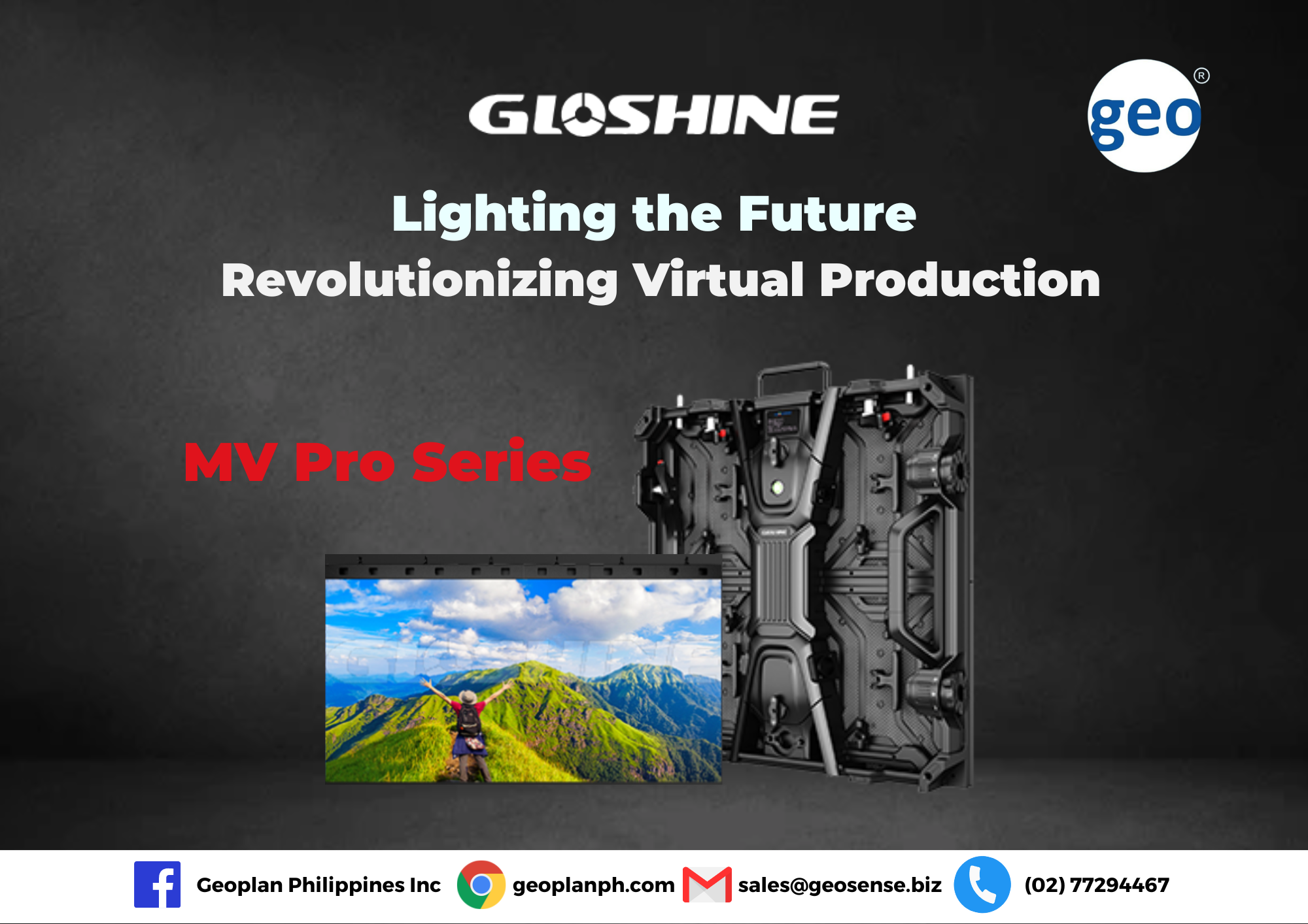 Gloshine: The MV Pro Series is Exceptional line of professional virtual production LED displays