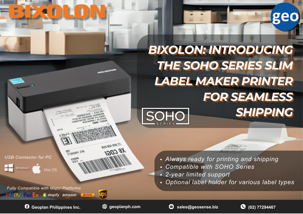 BIXOLON: Introducing The Slim Label Printer For High Quality Shipping